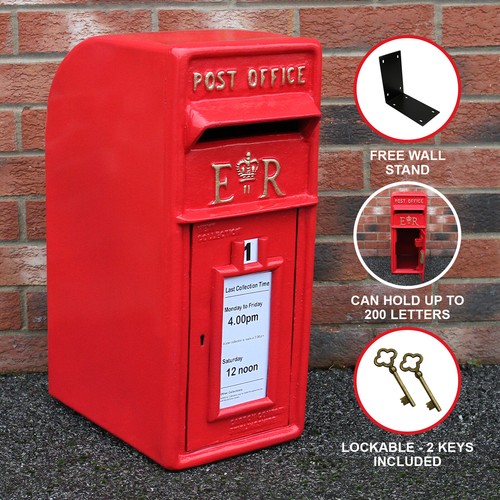 Royal mail post box - post, cast