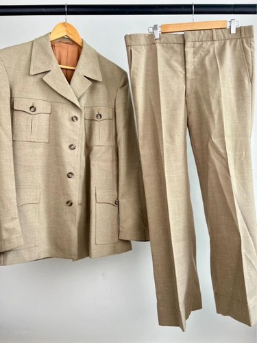 Vintage 70s burton safari suit - 70s,