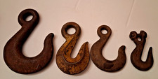 4 Assorted Lifting Hooks Heavy