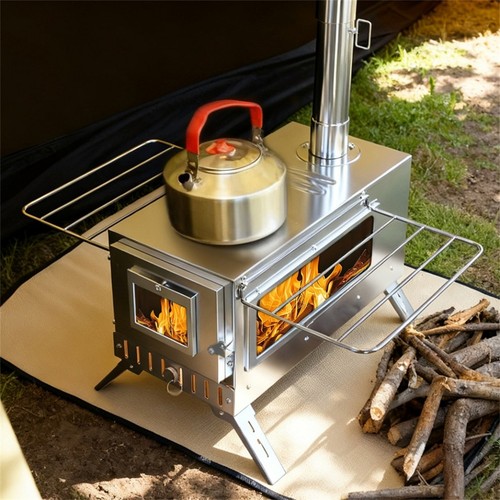 Portable hot tent stove wood - portable,
