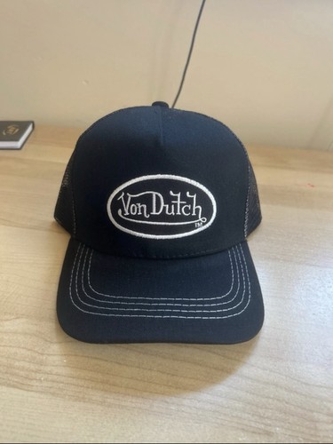 Von dutch trucker black cap - black,