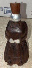 VTG French Figural Carved Wood