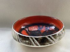 Poole Pottery Early Delphis Carved Bowl Shape 86 Margaret Anderson Signed 1960s