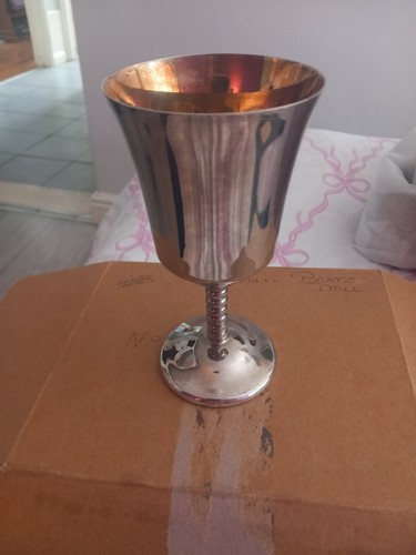 Silver plated wine - wine, goblet