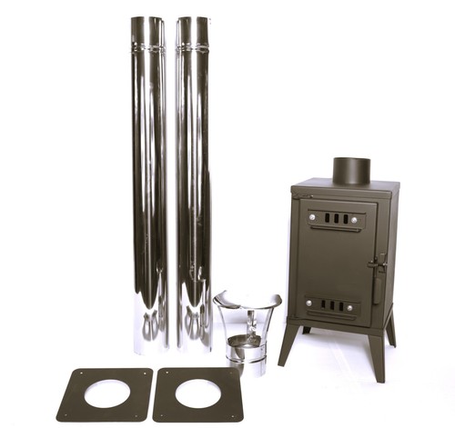 Small log wood burner - log,