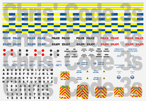Code police adhesive - code, vinyl