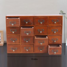 16 Drawers Vintage Tabletop