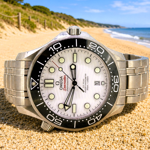 Omega seamaster pro 300 white - seamaster,