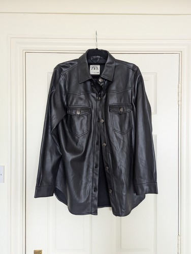 Zara pleather vegan faux - pleather,