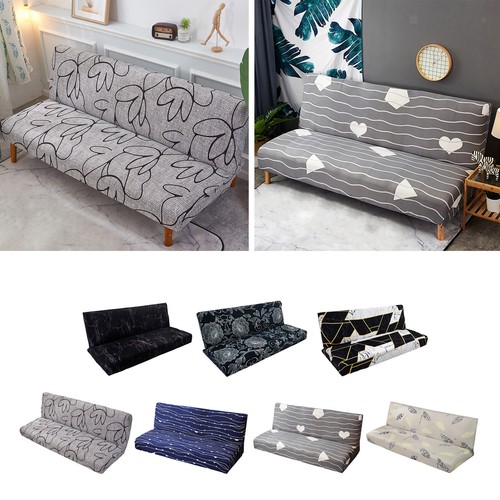 Armless sofa bed cover - sofa,