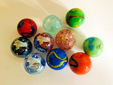 10 X MIXED 22mm SHOOTER Glass