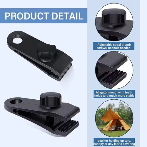 10pcs camping tarp clips - camping,