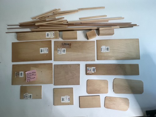 Assorted balsa blocks - balsa, lite