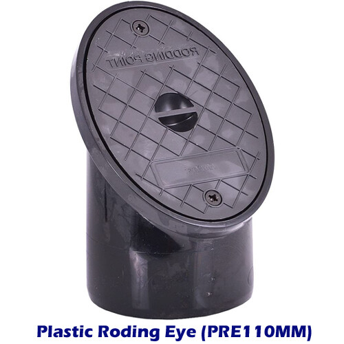 Plastic rodding eye - plastic,