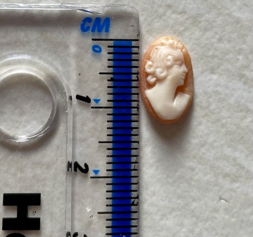 Antique oval cameo - oval, for