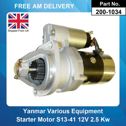Starter motor for yanmar - for,