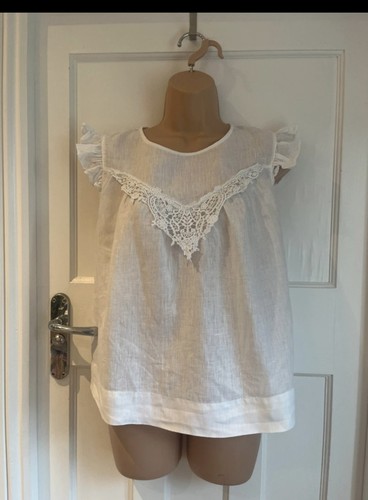 Zara linen top - medium, in
