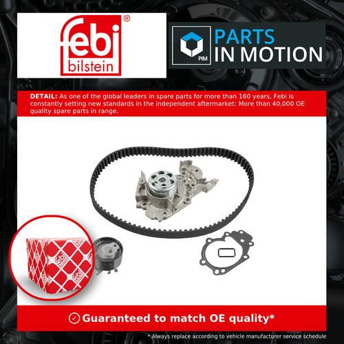 Timing belt water pump kit - belt,