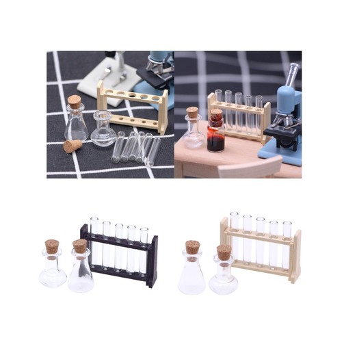 Tiny glass test tubes set - tiny,