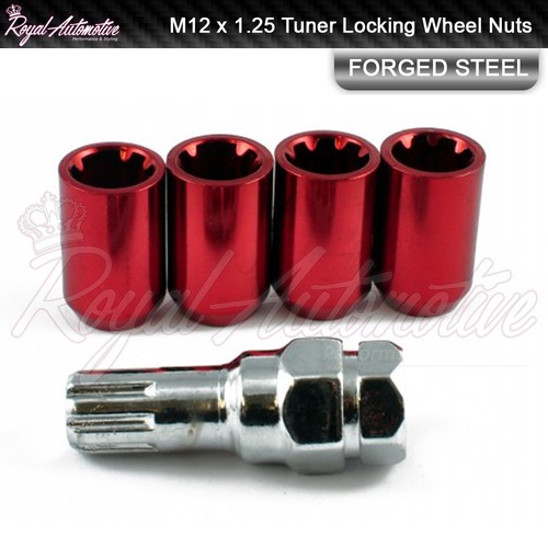 Red locking tuner wheel - locking, nuts