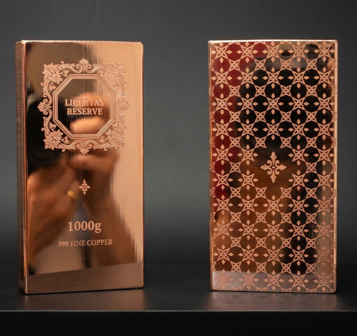 1kg copper bullion bar - copper,