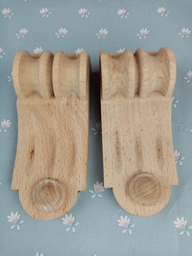 Vintage wooden corbels - wooden,