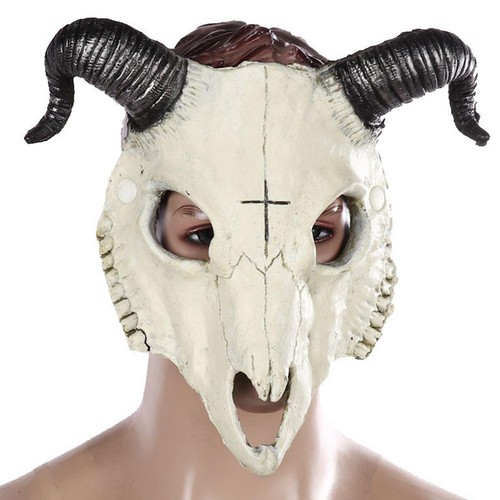 Halloween goat skull mask - goat,