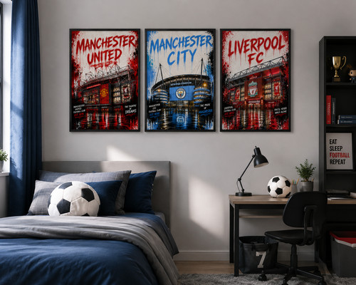 Football stadium print custom - football,