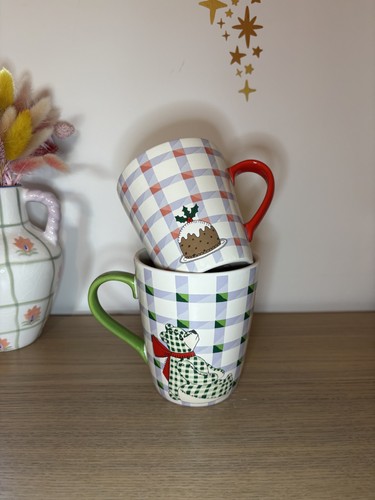 Cath kidston christmas mugs - cath,