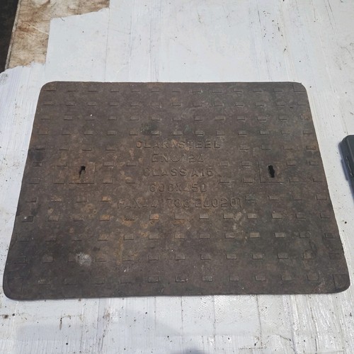 Cast iron manhole cover - manhole,