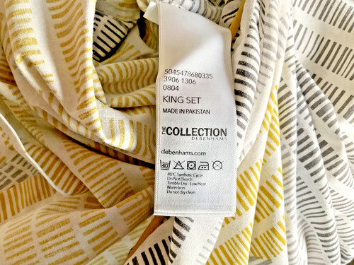 Debenhams king white - debenhams, white/yellow