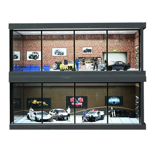 Diorama car garage models - 1/43,