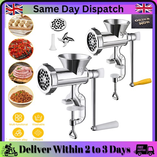 Manual meat grinder - meat, stainless