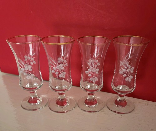 Vintage glass goblet - glass,
