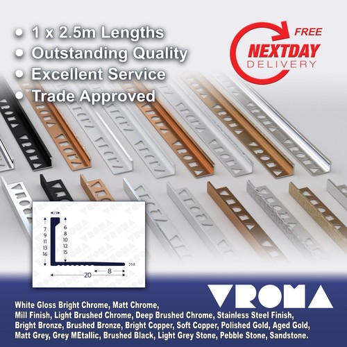Tile trim edge - vroma, singles