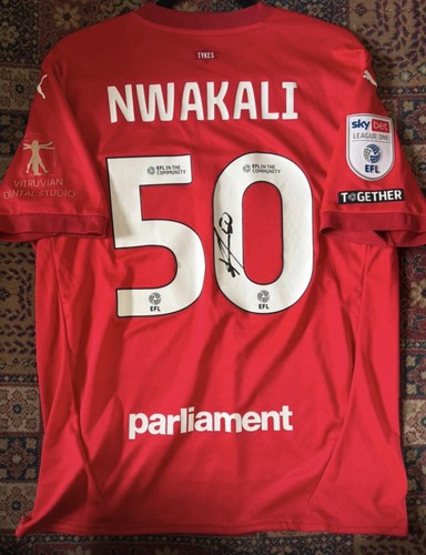 Barnsley 2024 match worn - 2024/25,