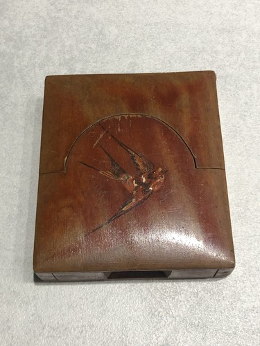 Antique olivewood pocket watch - pocket,