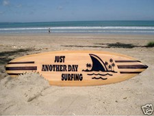 SURFBOARD SOLID WOODEN 100cm