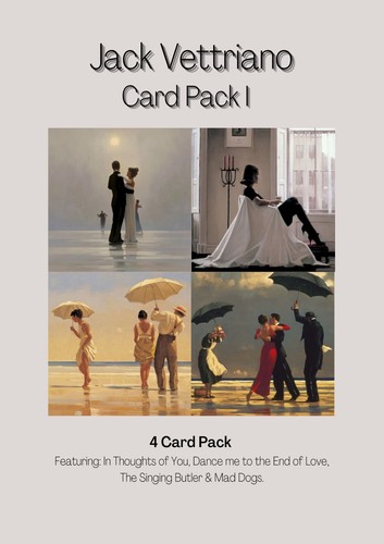 Jack vettriano greeting card - vettriano,