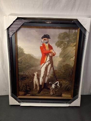Sir alfred hunt fox oleograph - hunt,,