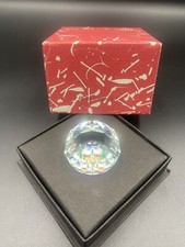 D. Swarovski & Co Finest Austrian Crystal Princess Margaret Paperweight