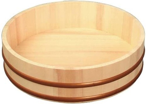 Large japanese wooden hangiri - japanese,