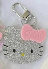 Hello Kitty Glitter Face  Keyring Bag Charm