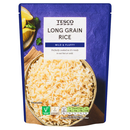 Tesco microwave long grain - tesco,