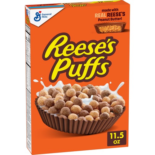 Reese puffs chocolate - reese's,