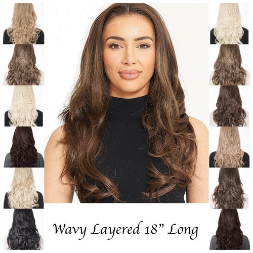 Koko half wig long wavy - half,