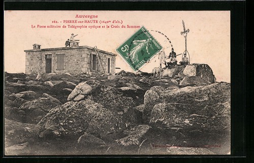 Old postcard pierre sur haute - old,