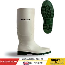 Dunlop Mens White Waterproof