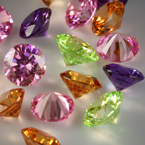 Cubic zirconia loose - loose, gems