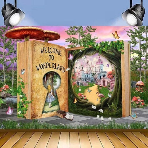 Alice wonderland backdrop - wonderland,